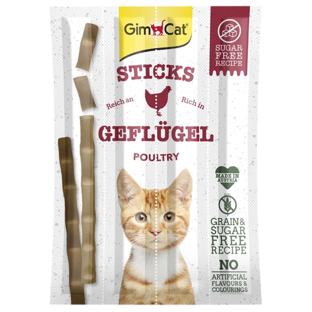 GimCat 4stx24 Sticks Geflügel