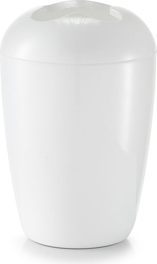 Zeller Zahnbürstenhalter, Kunststoff, weiß, Ø8 x 12,3 cm, 18832