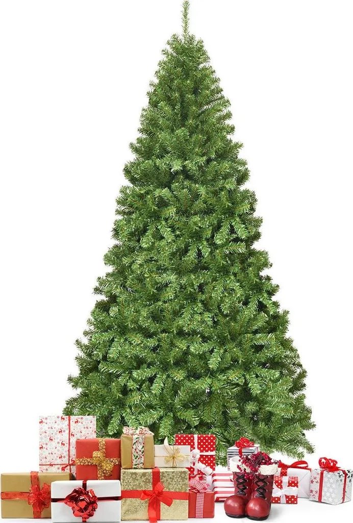 Sapin de Noël artificiel 230 cm dense et robuste, montage rapide