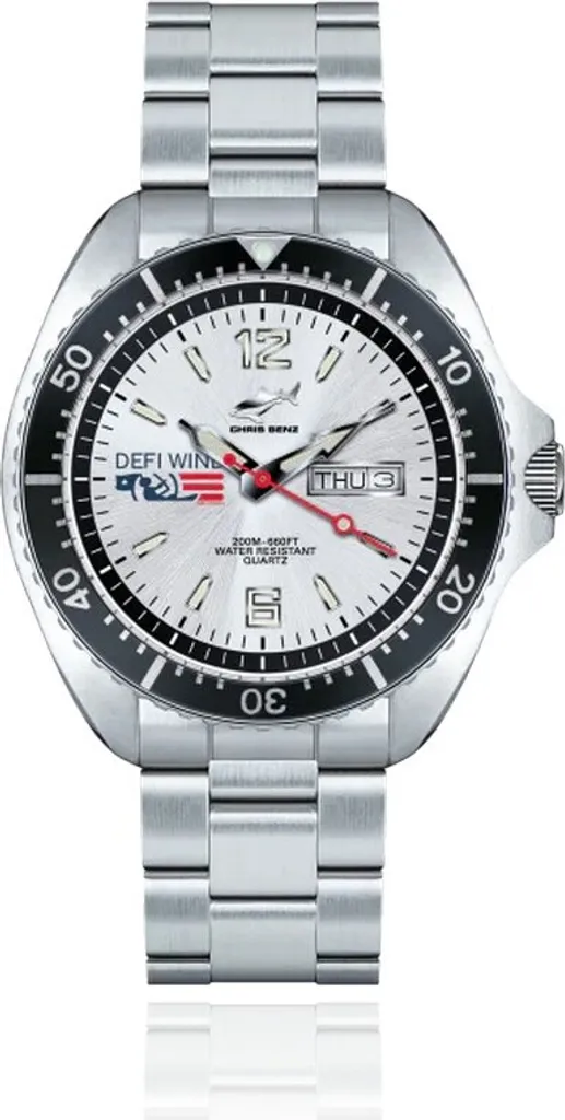 Chris Benz CBO-DW-MB Montre de Plongée Unisexe DEFI WIND EDITION 200M