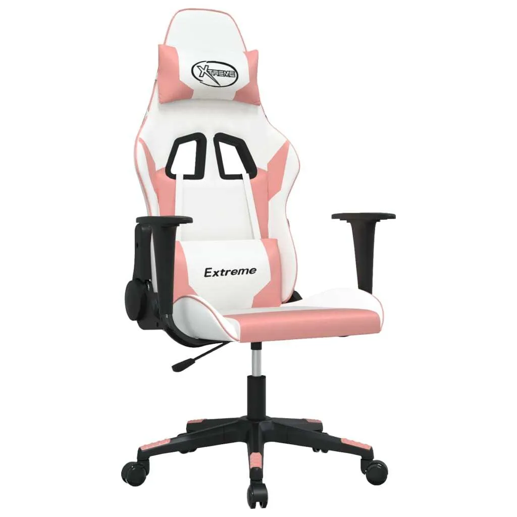 Offerta Sedia Gaming Ecopelle Bianca Rosa - Prezzo Outlet Online