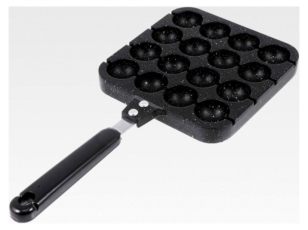 Takoyaki-Pfanne aus Aluminiumlegierung mit Antihaftbeschichtung und Oktopusform, 1 Stück, geeignet für Wachteleier und kleine n, zufällige Farbe
