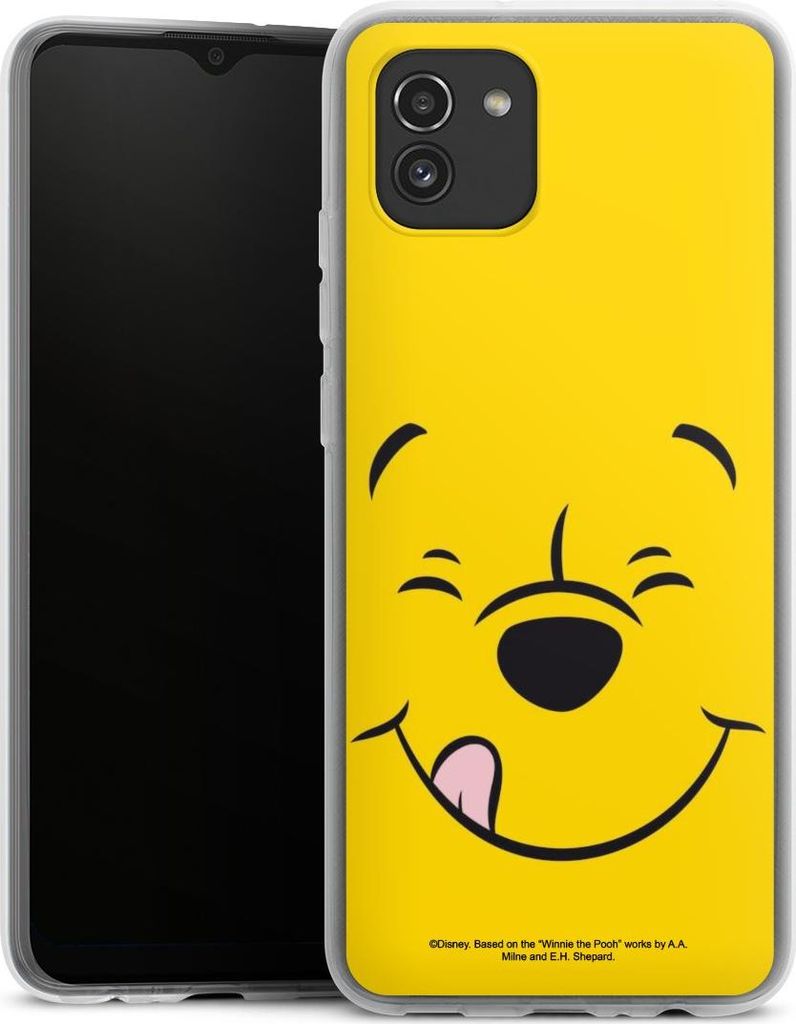 DeinDesign Handyhülle für Samsung Galaxy A03 Silikon Hülle Case Smartphone Schutzhülle Disney Offizielles Lizenzprodukt Winnie Puuh