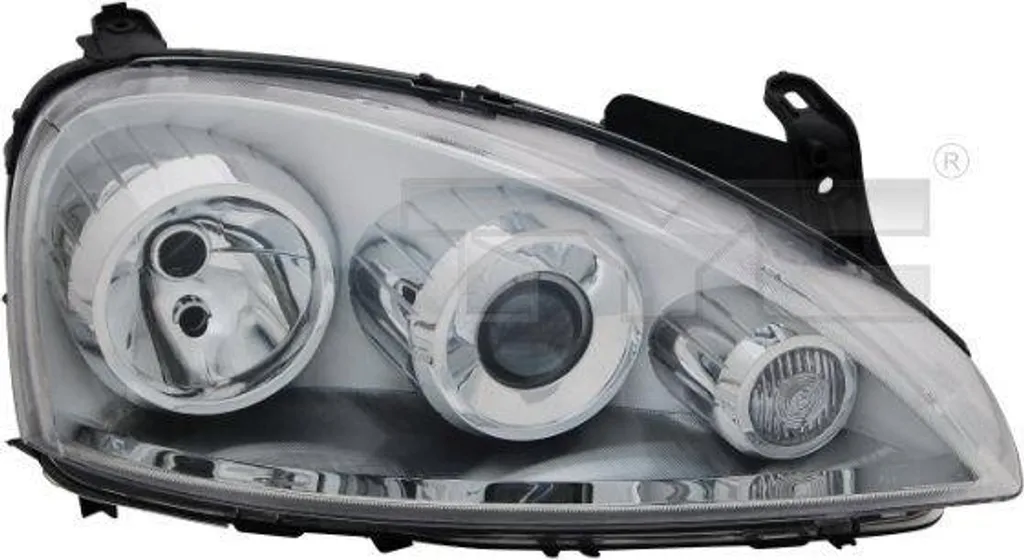Faro Anteriore Sinistro TYC 20-0424-05-2 per Opel Corsa C & Combo