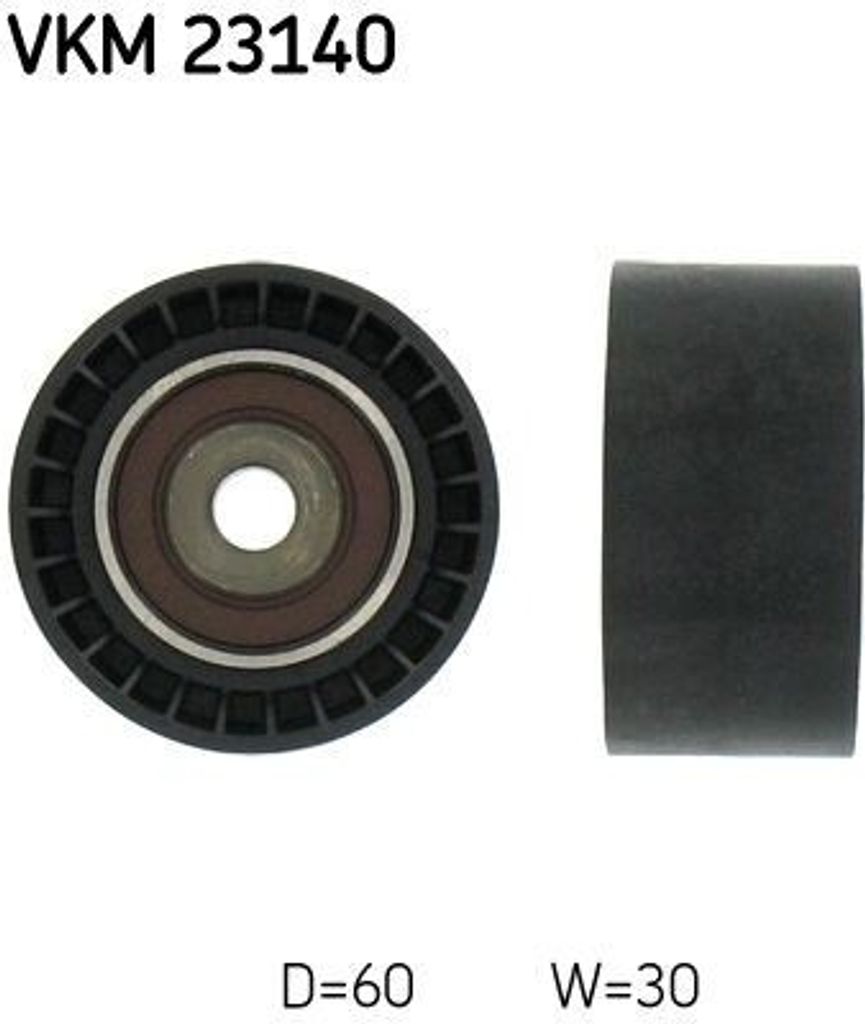 SKF VKM 23140 Umlenk-/Führungsrolle, Zahnriemen OE 083048 kompatibel mit Berlingo, C1, C2, C3, C4er, C4, C5, Jumpy, Nemo, Xsara, Scudo, C-Max, Fie...