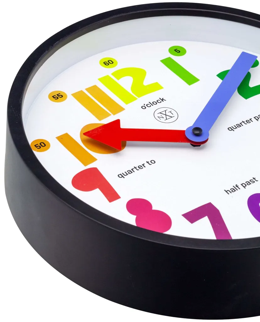 nXt 7357 Sophia Horloge Murale 26cm Multicolore Design Moderne - 4