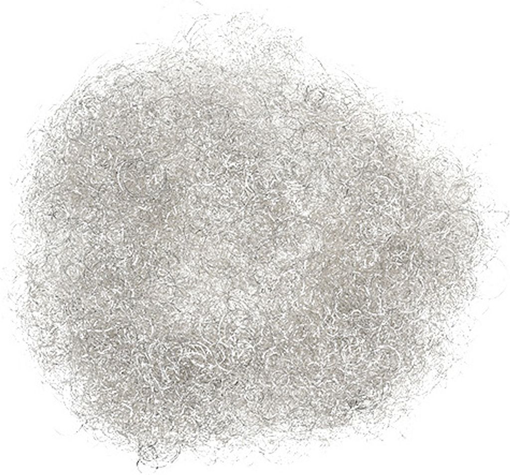 Lametta gelockt silber 50g Weihnachtsdeko Tannenschmuck