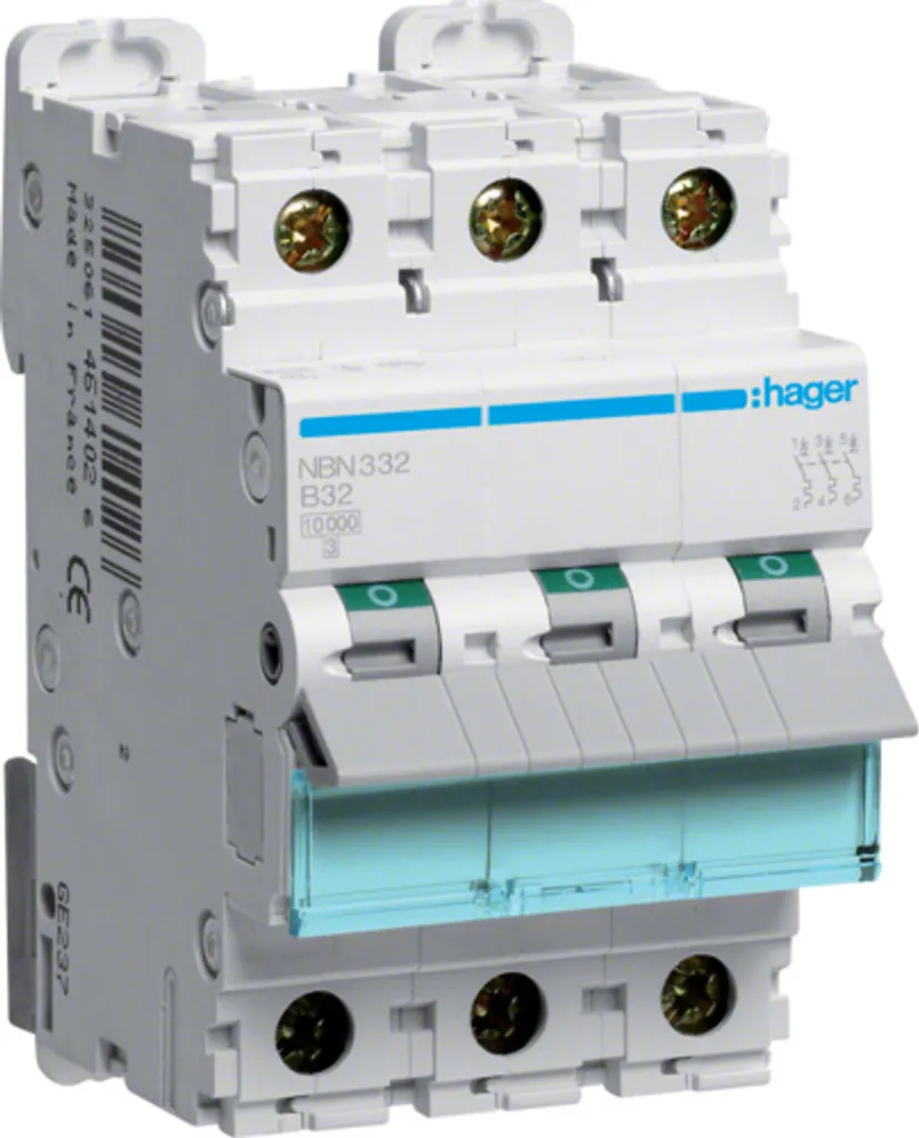 Disjoncteur Hager NBN332 32A : Évitez les Surcharges Électriques