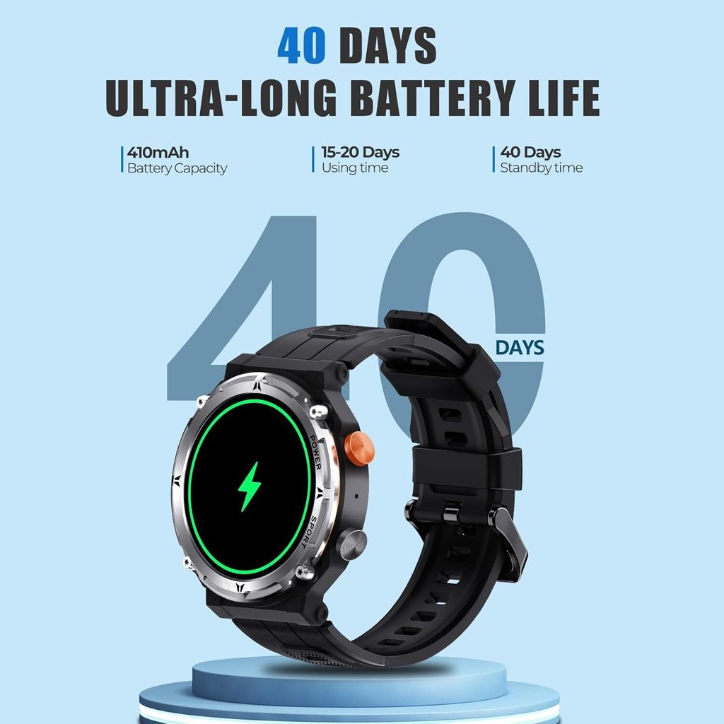 Robustní chytré hodinky Pánské sportovní fitness tracker Obrázek produktu 7