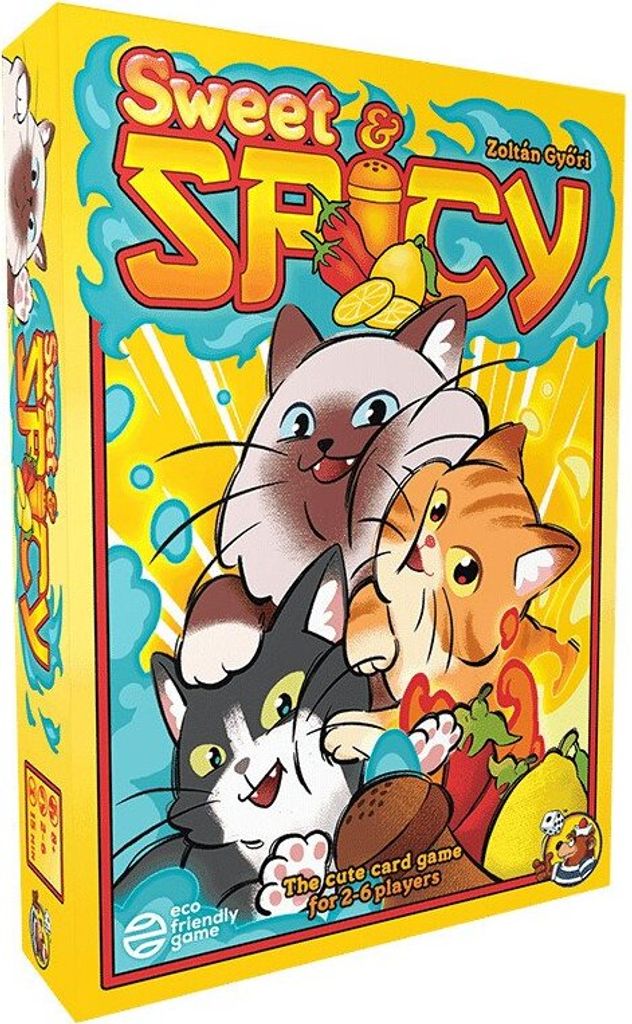 Sweet & Spicy Bluff-Kartenspiel mit Superjoker für Kinder