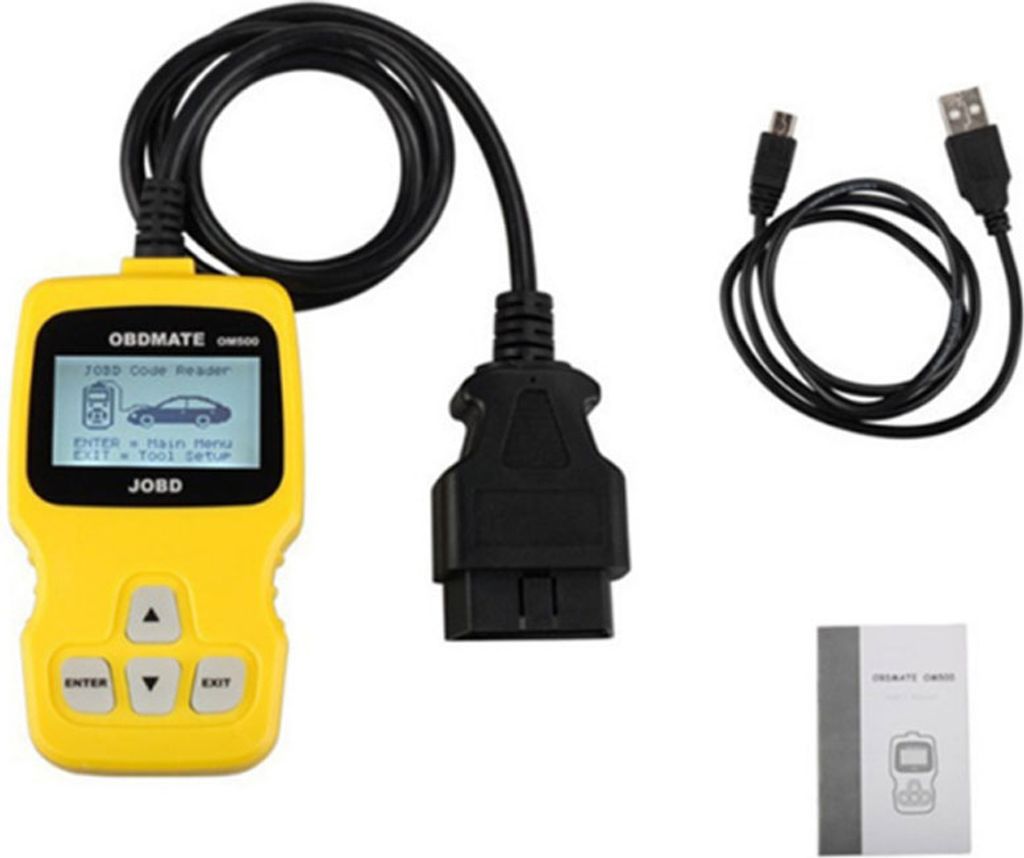 Auto-Fault-Detektor Om500 Jobd Obdii Eobd Code Reader Auto Scanner Fahrzeuge Diagnose Instrument gelb