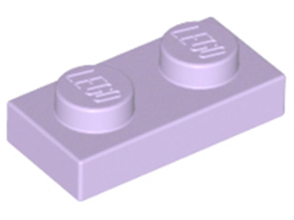 Lego 100x 1x2 Platten 3023 - Plate Lavendel - Lavender