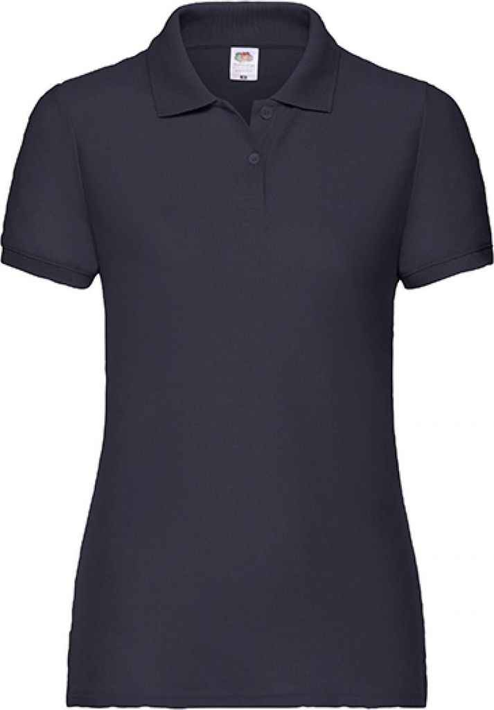 Fruit of the Loom 63-212-0 | Lady-Fit 65/35 Damen Poloshirt - Farbe: Deep Navy - Größe: L