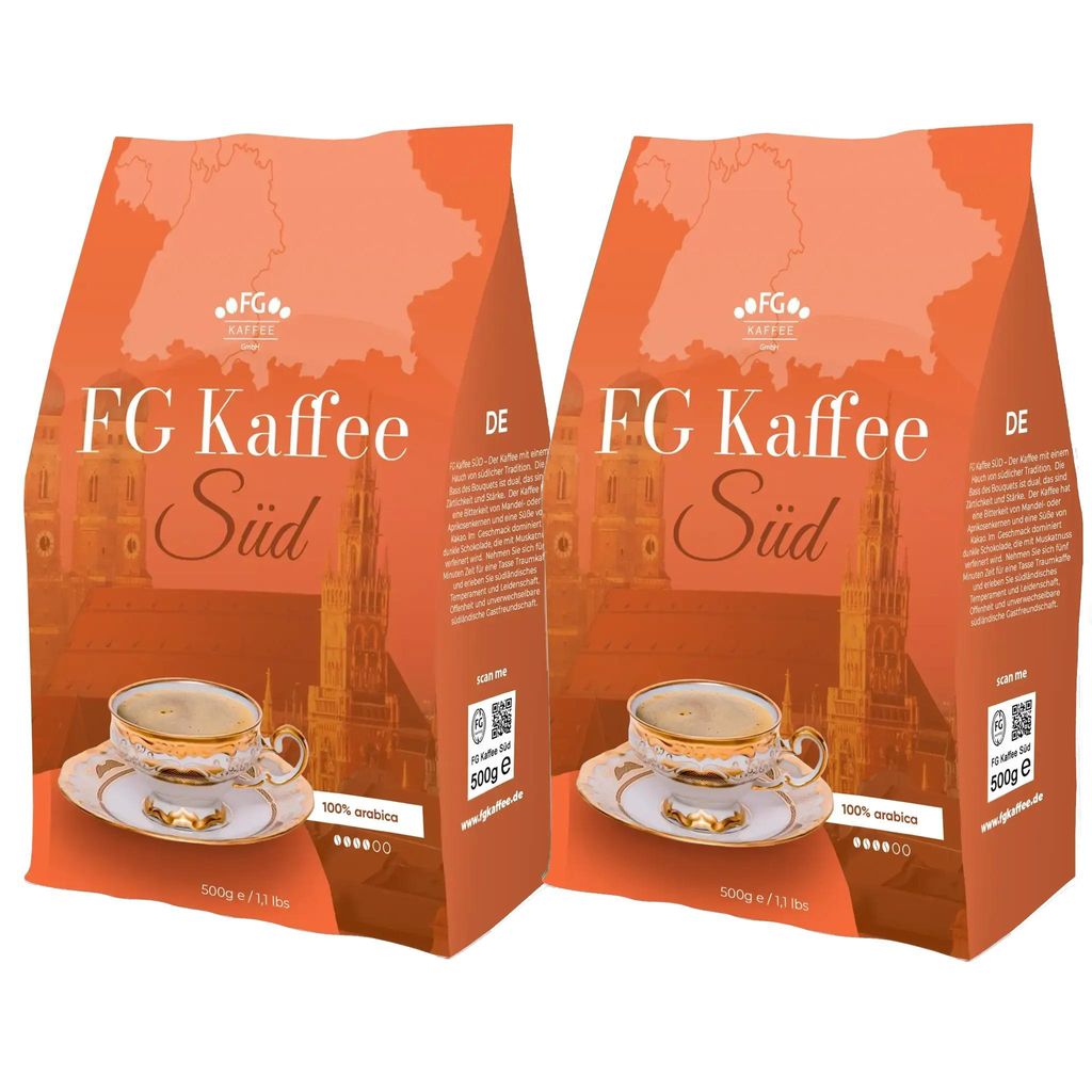 FG Kaffee SÜD Kaffeebohnen 2x500g Produktbild 
