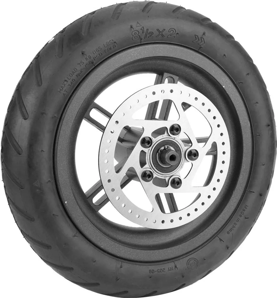 Pneu Plein Increvable pour Trottinette Électrique Xiaomi M365 Noir