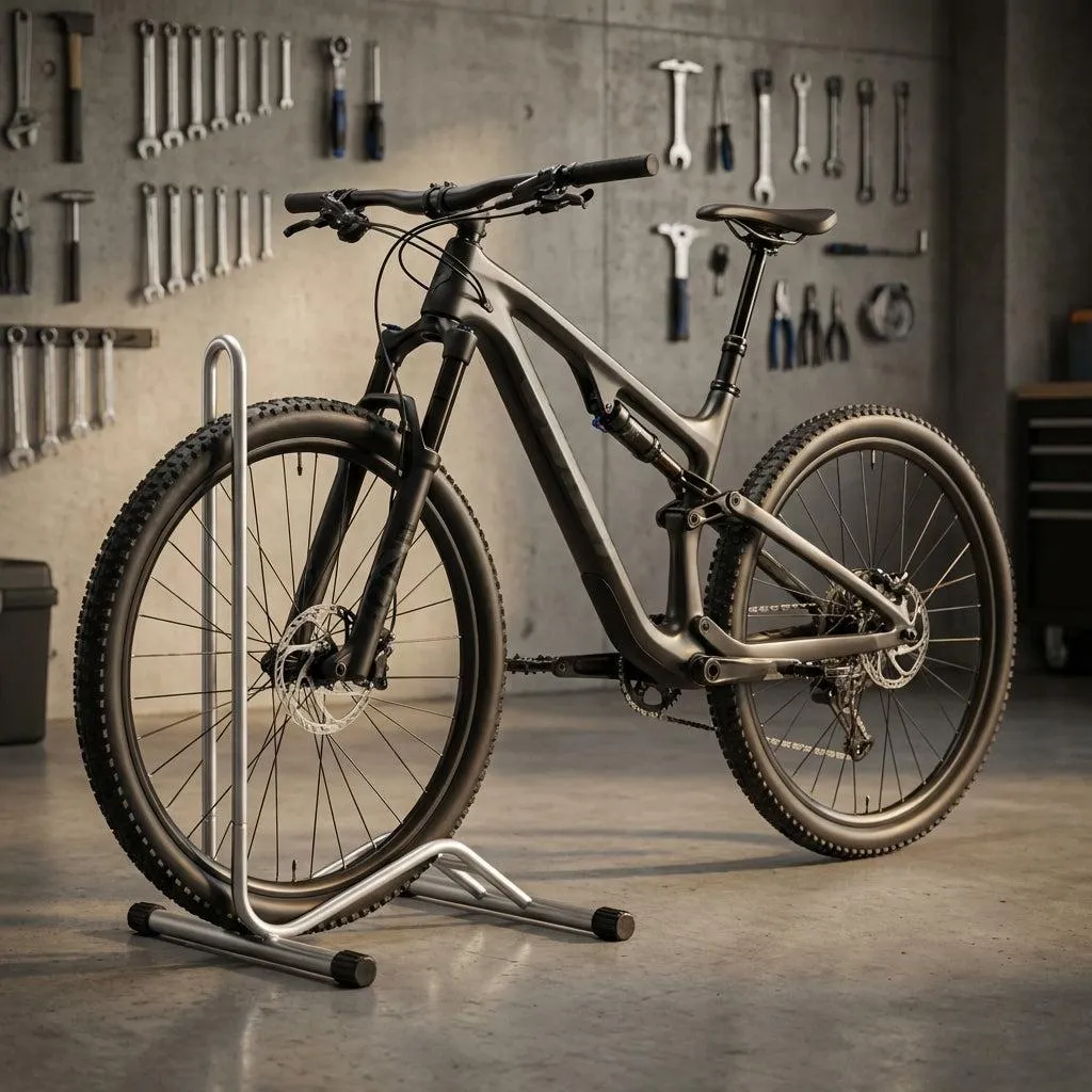 Support de Vélo Willworx Superstand en Laiton pour Roue Arrière et VTT