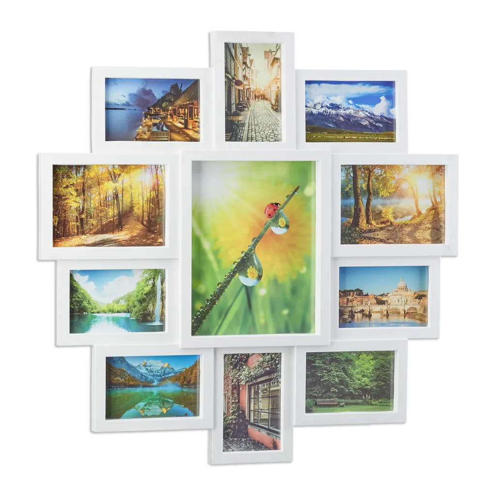 Galleria Fotografica Collage 11 Foto rd1953 Bianco 62cm | Offerta Casa
