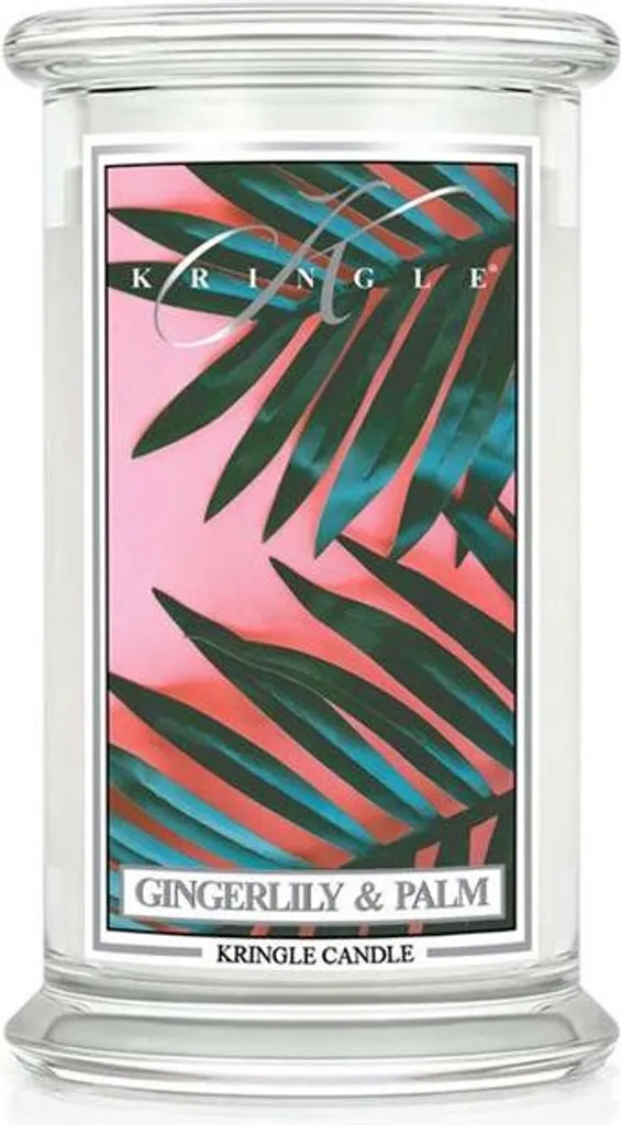 Bougie Parfumée Anti-Odeurs Gingerlily & Palm Kringle Candle Large Jar