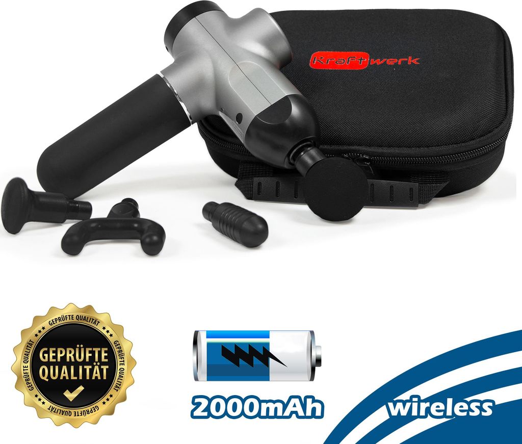 axion Massagepistole Kraftwerk Massagegerät, Massage Gun Produktbild 