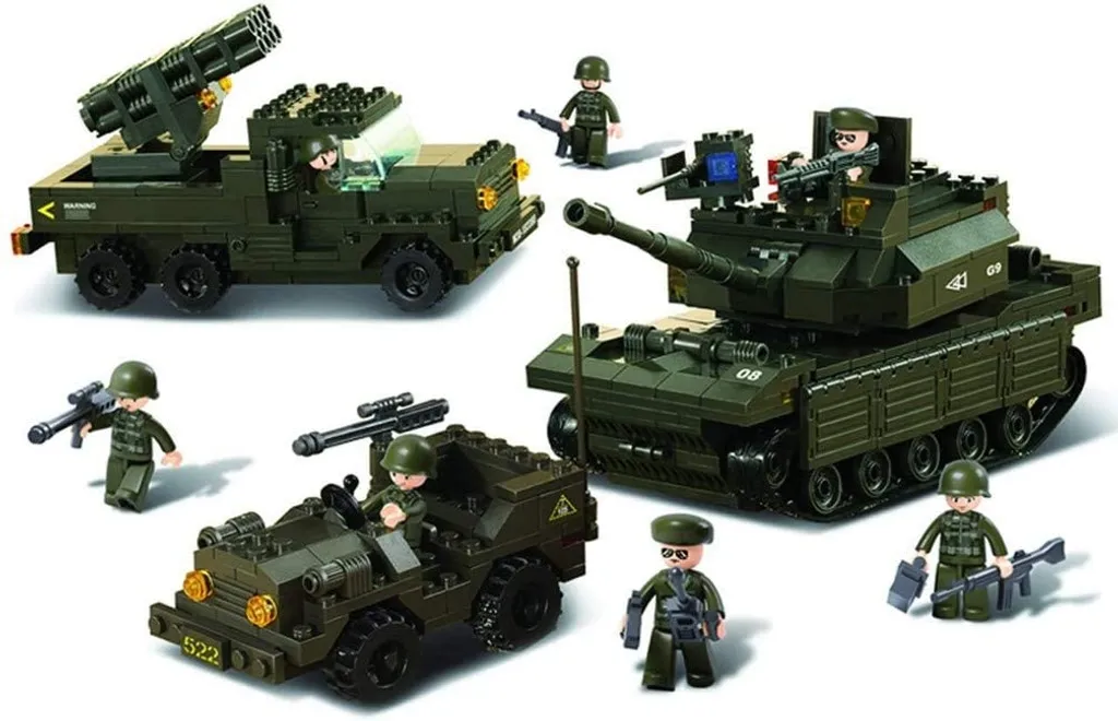 Sluban M38-B6800 Jeu de Construction Armée et Forces Terrestres Militaire