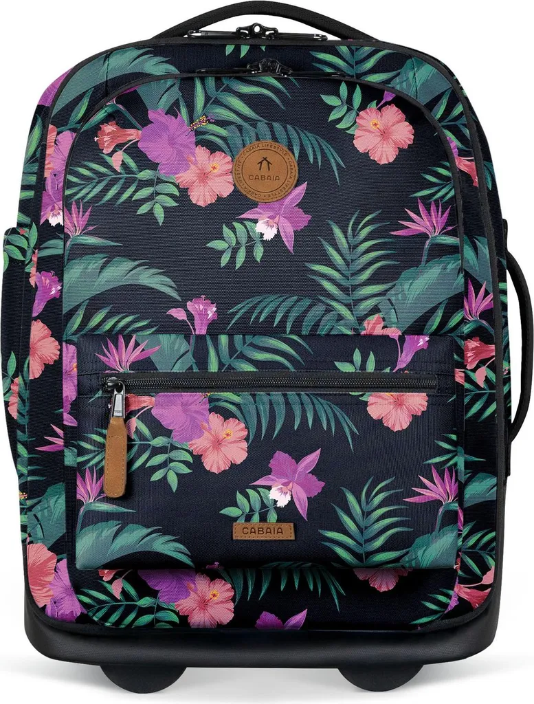 Sac à Dos Trolley 2 Roues 27L Cabaia Valladolid Bleu Marine Résistant