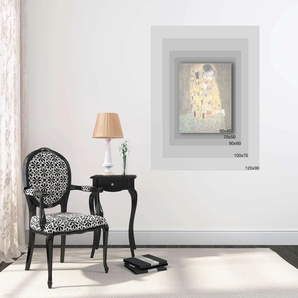 Quadro Moderno Matisse Pesci Rossi I - Tela Arredo 60x40 cm Premium - 3