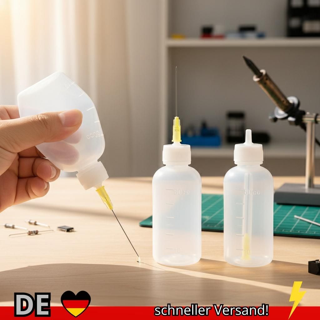 50ML Kunststoff Flüssigkeit Alkohol Flasche Für Spender Kolophonium Lot Flux