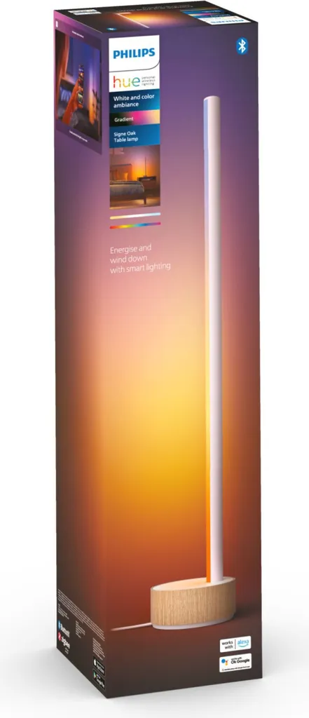Philips Hue Gradient Signe Oak Lampe de table 730lm éclairage indirect - 3