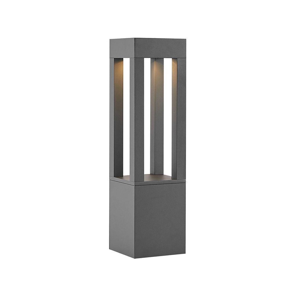Arcchio LED-Pollerleuchte Lienna, 60 cm, grau, Metall, IP65
