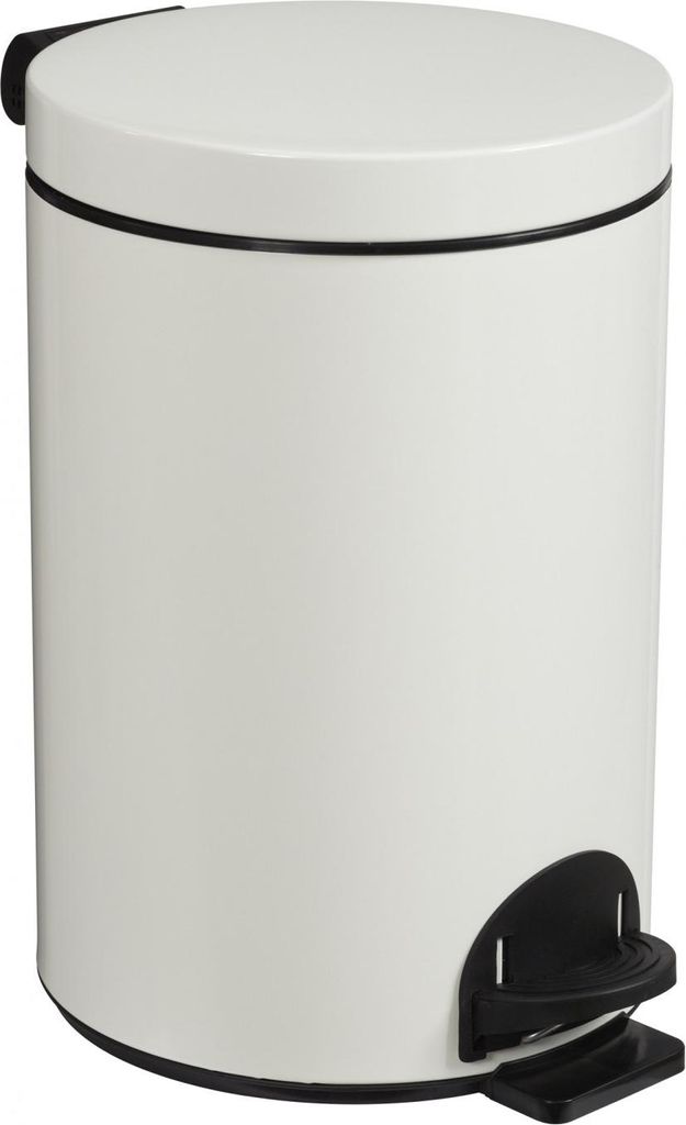 Poubelle à Pédale 3l Blanche Compacte, Hygiénique, Durable Image du produit 