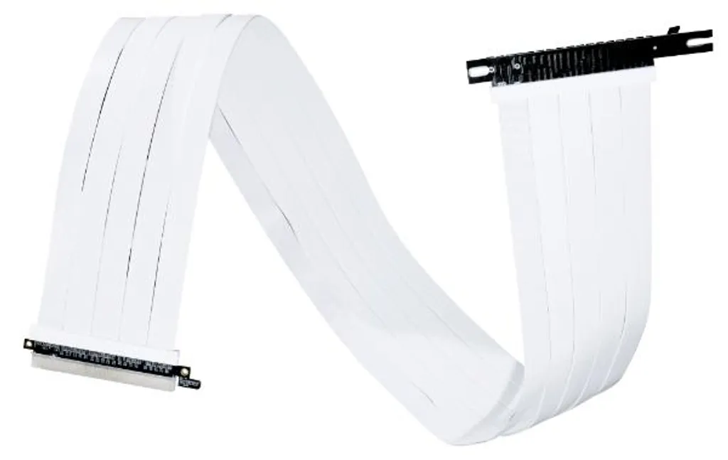 Lian Li PW-PCI-4-60W Câble Riser PCIe 4.0 Blanc : Finis les GPU Affaissés