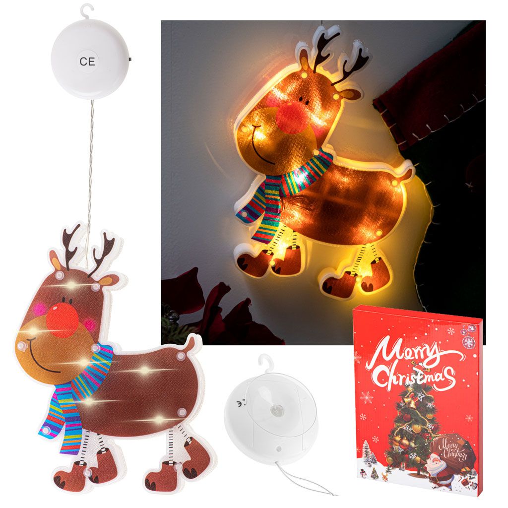 Creative Corner LED závěsná svítidla Vánoční dekorace sobi Obrázek produktu 