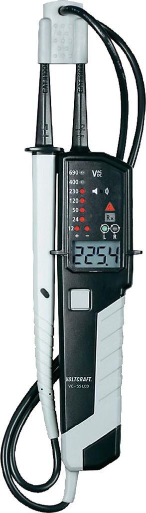 VOLTCRAFT VC-55 LCD Zweipoliger Spannungsprüfer CAT III Produktbild 