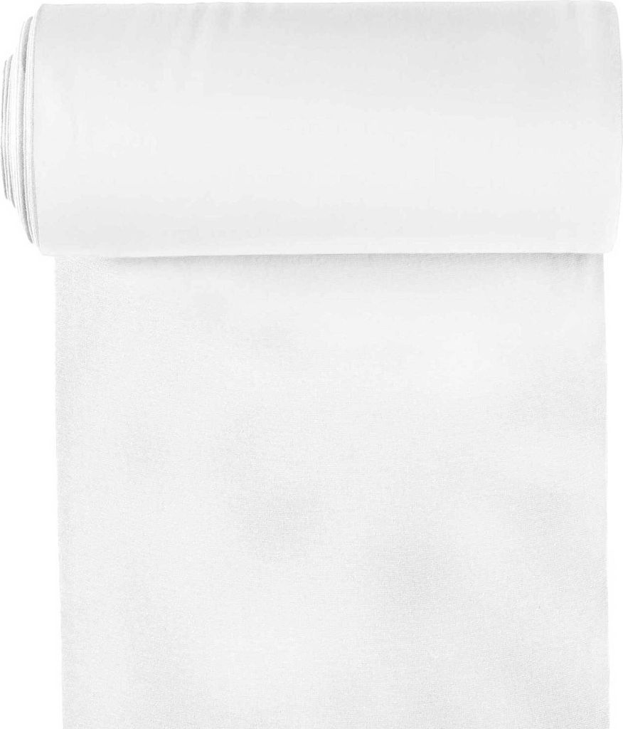 Bio Bündchenstoff Schlauchware 35(70)cm breit Meterware ab 25cm Jersey