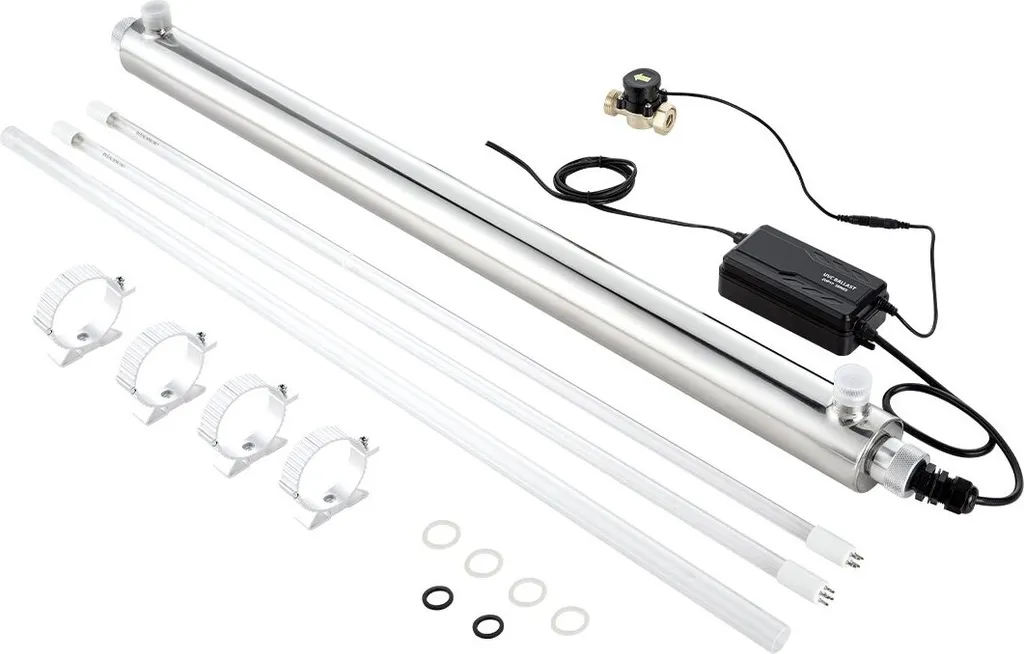 Stérilisateur d'eau UV 12 GPM Filtre de Désinfection pour Eau Potable