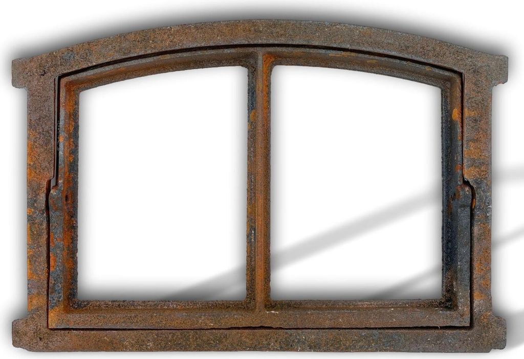 Eisenfenster 34cm Fenster Klappfenster Scheunenfenster Stallfenster Antik-Stil