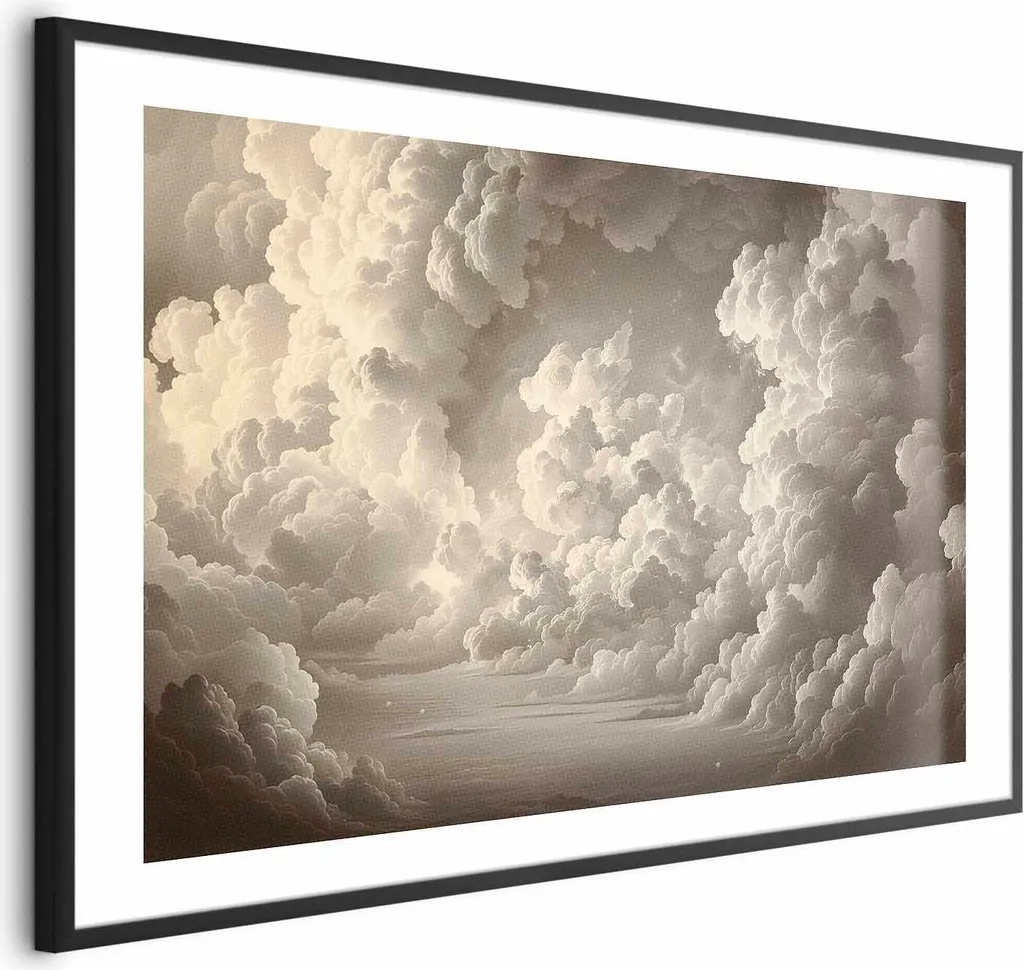 Cornice Per Poster PSD Interior Render Artwork Modello Per Vetrina Arte Incorniciata Contemporanea 53610931
