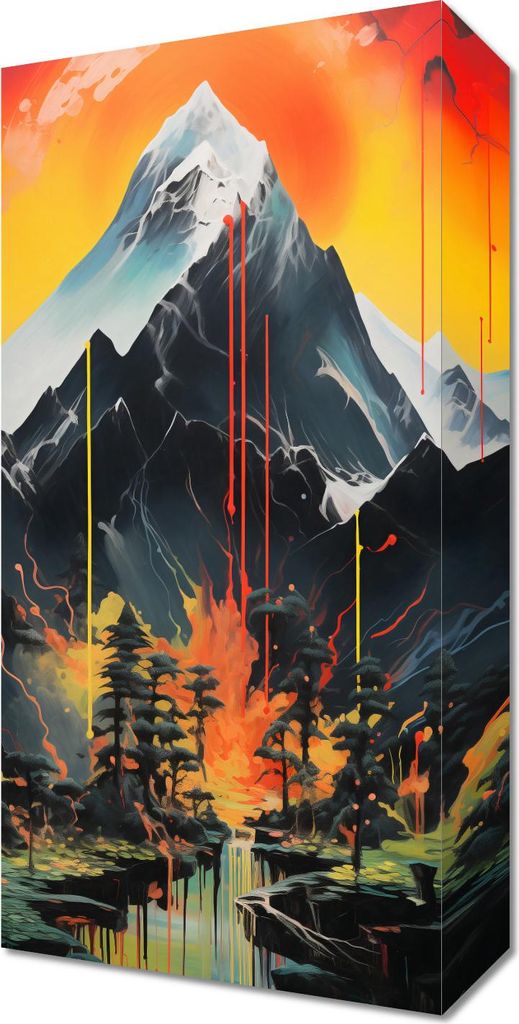 Bild 20x40cm Berg-Alchemie