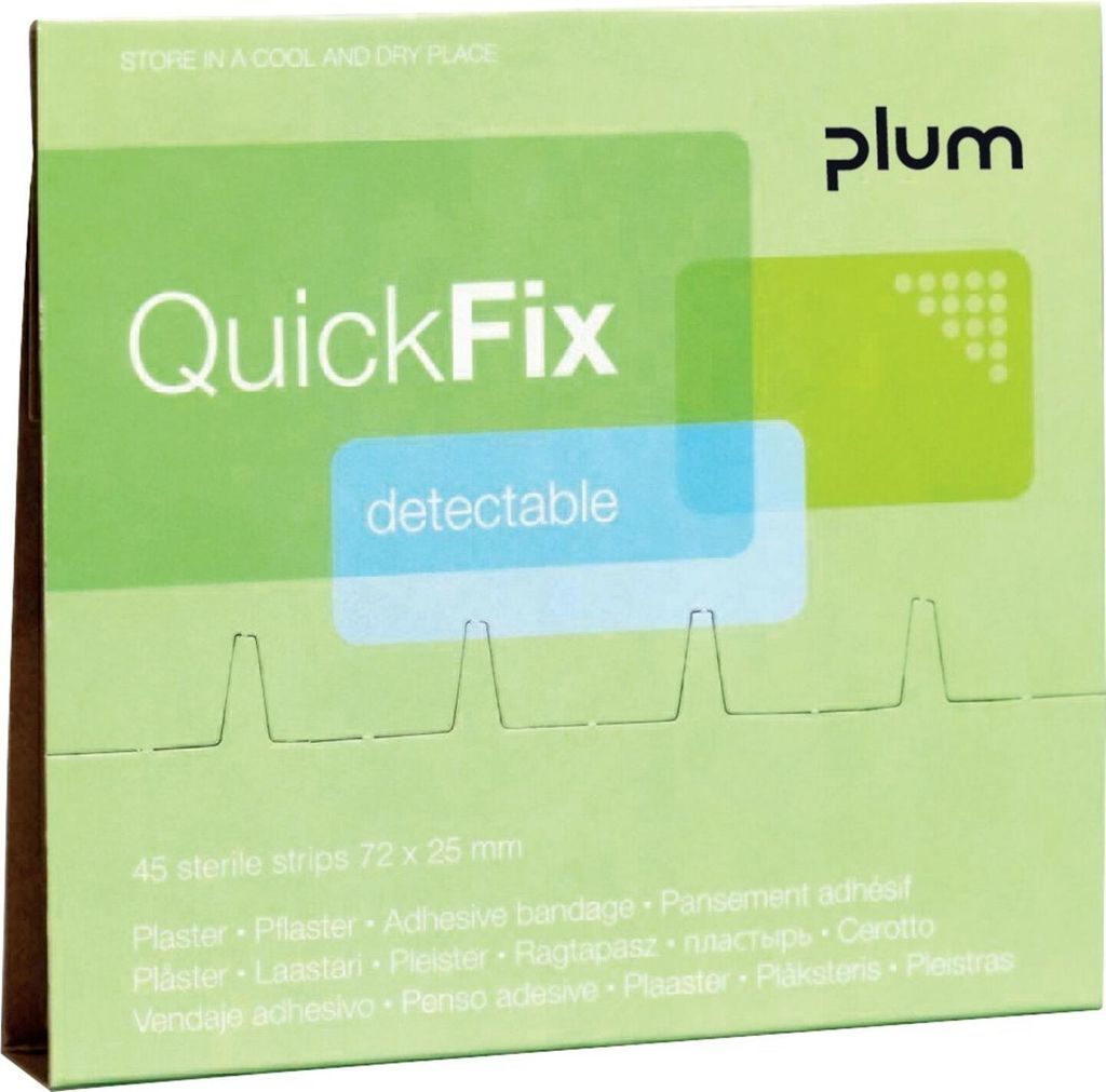 Nachfüllpackung QuickFix m. 45 Pflaster., blau