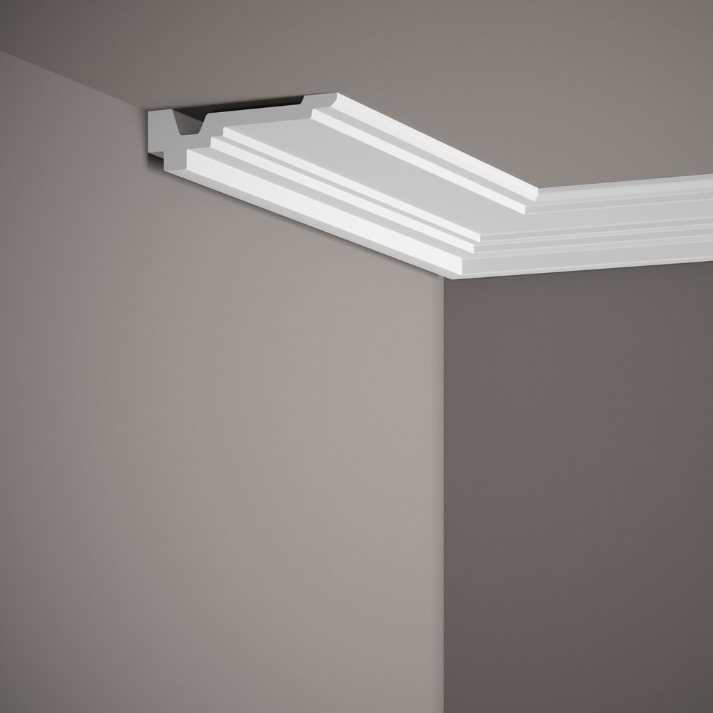 Mardom Deckenleiste MDB162 Profoam 105 x 32 x 2000 mm Weiß Stuckleiste