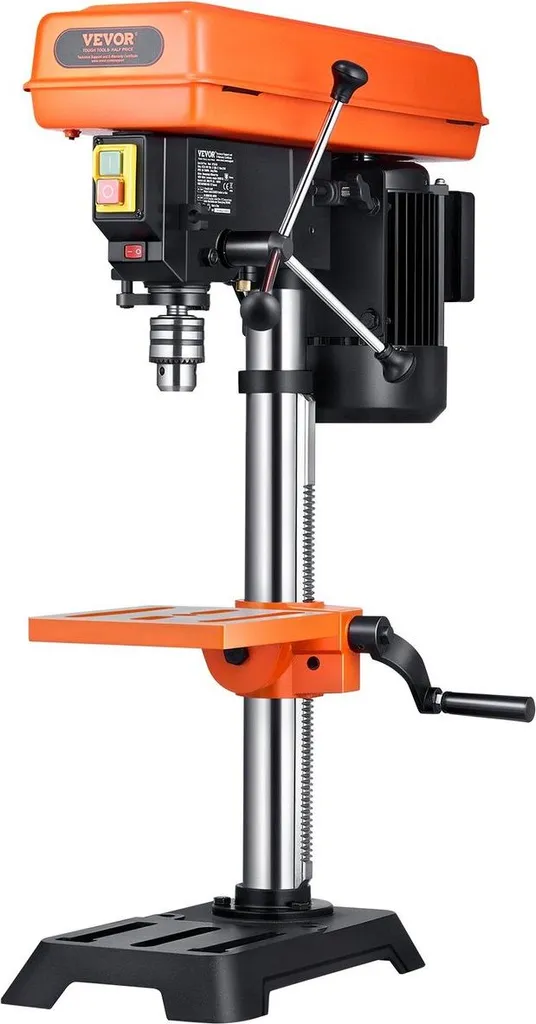 Perceuse à colonne 254 mm 550W avec laser en croix et moteur à induction