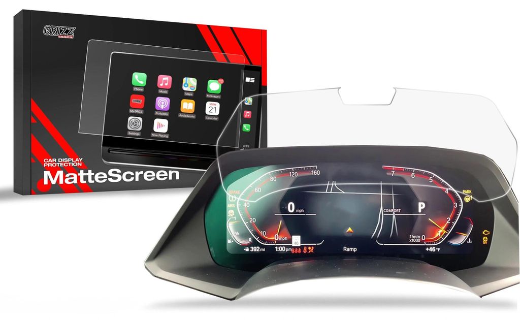 Matte Autodisplayfolie für BMW X6M F96 Live Cockpit Sensor Produktbild 