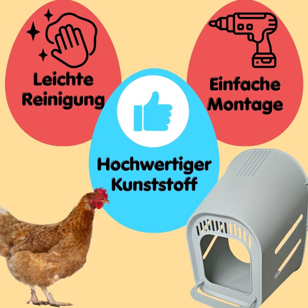 2 Stück Hühner Spielzeug Slow Feeder - Futterspielzeug Aus Acryl & Metall, 52 Cm Groß, Fördert Langsames Fressen & Beschäftigung Für Hühner, Enten