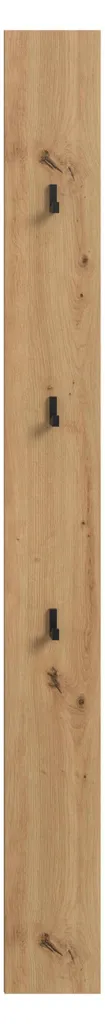 Porte-manteau 3 Patères en Bois de Chêne Drive - Finition Artisanale Chic