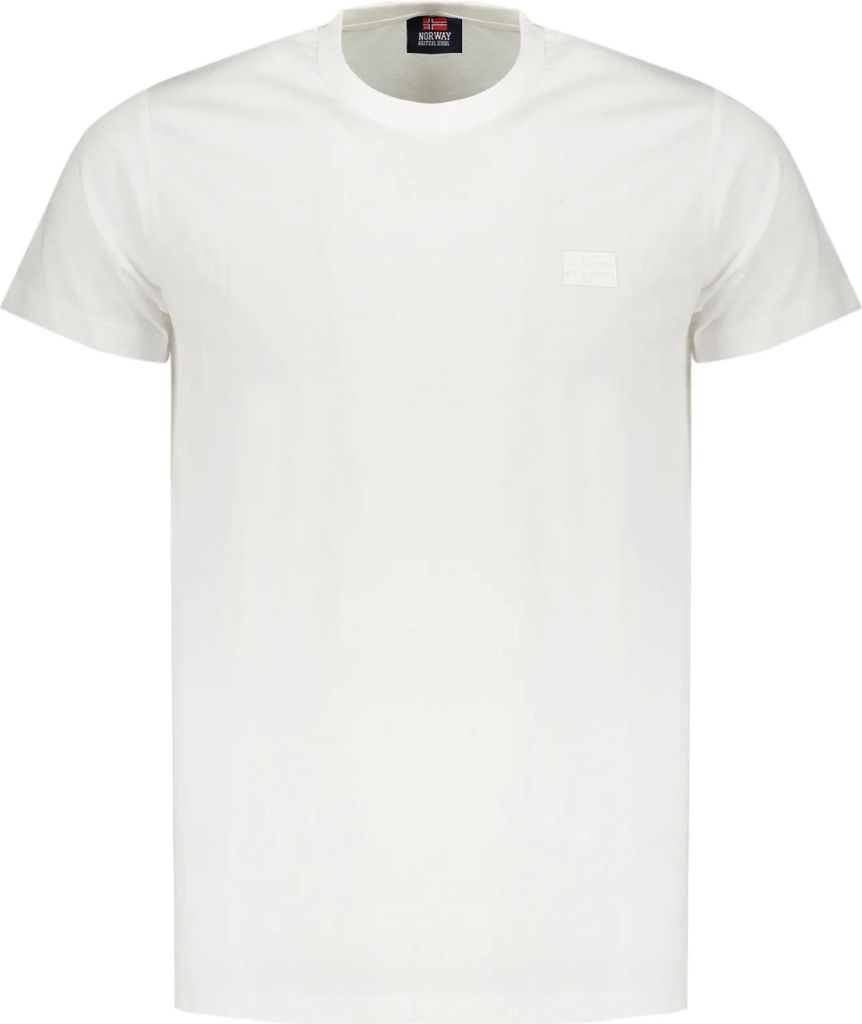 Kurzarmliges Rundhals TShirt mit Sticklogo Norway 1963 : Größe - XL Größe: XL