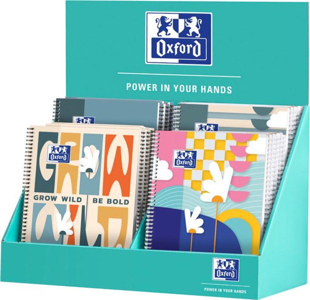 Oxford Collegeblock Touch Grow Wild A4 80 Blatt kariert - Lineatur 28