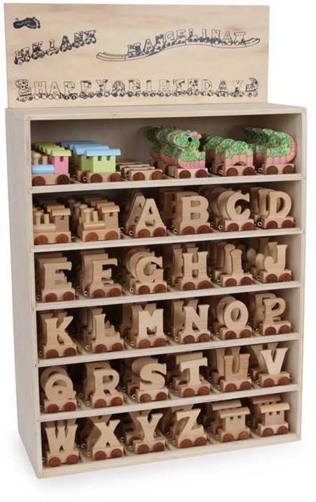 Legler small foot design Display Buchstabenzug, ca. 45 x 19 x 72 cm