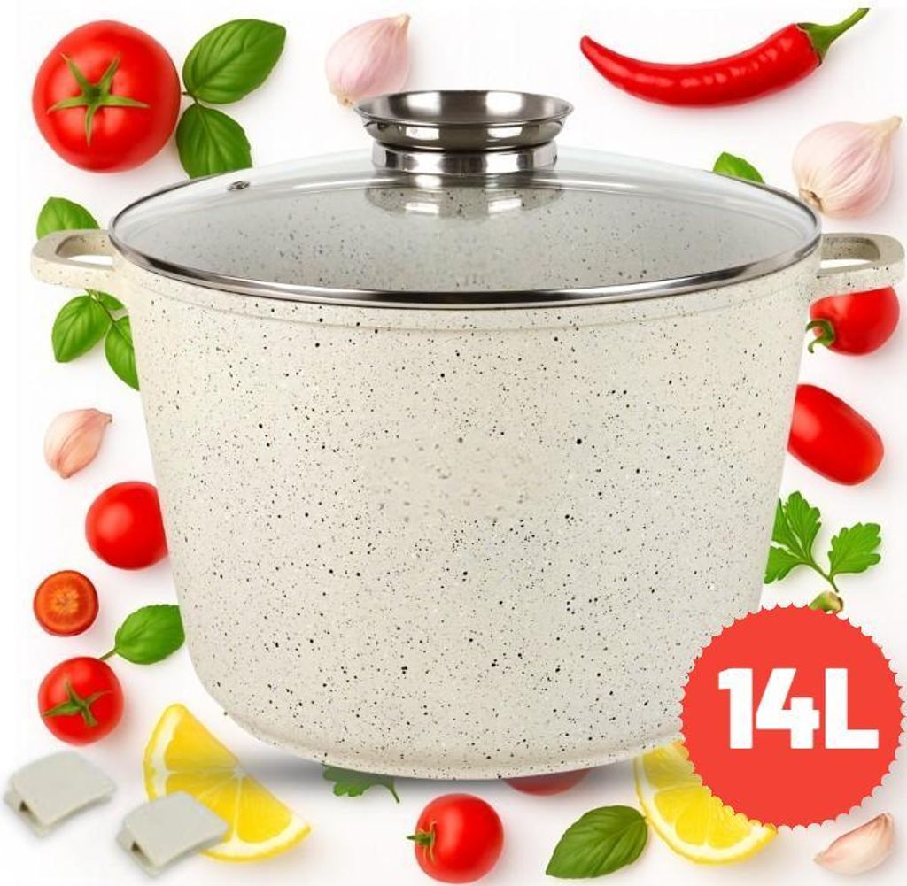 Casserole XXL, grande casserole, 2 pièces, très grande Image du produit 