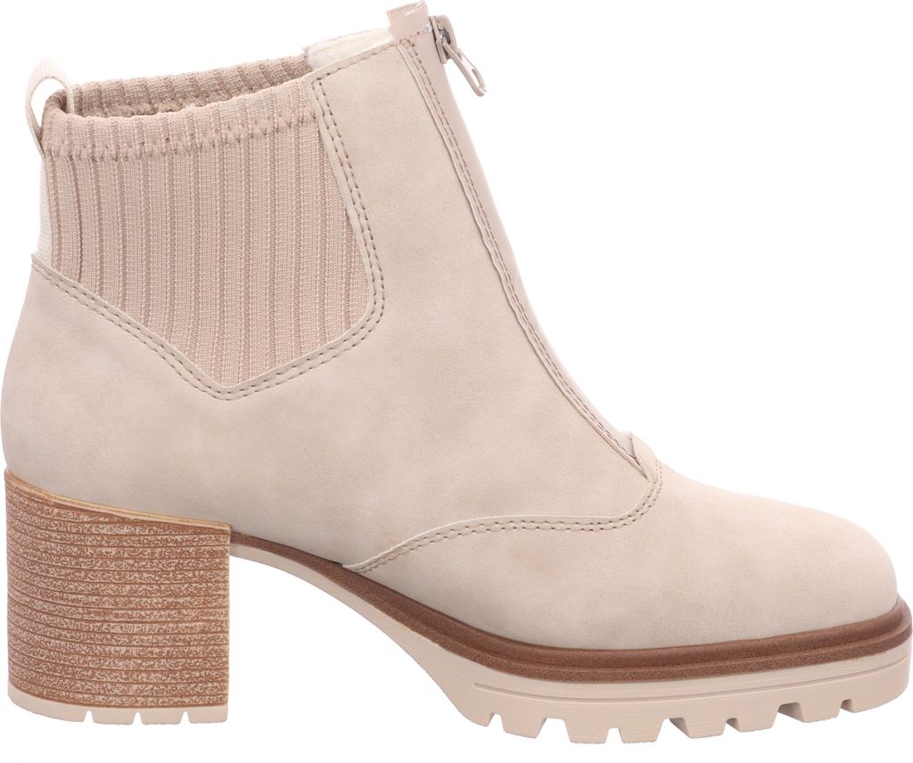 Stiefelette Beige Mit Absatz