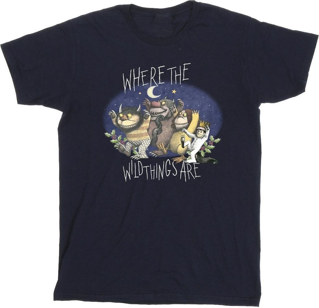 Where The Wild Things Are - T-Shirt für Herren BI52297 (3XL) (Marineblau)